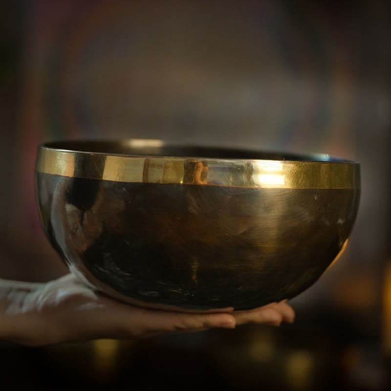 Nimara Ritual Handmade Nepal Singing Bowl Simple Pattern for Healing and Meditation Sound Bowl Set
