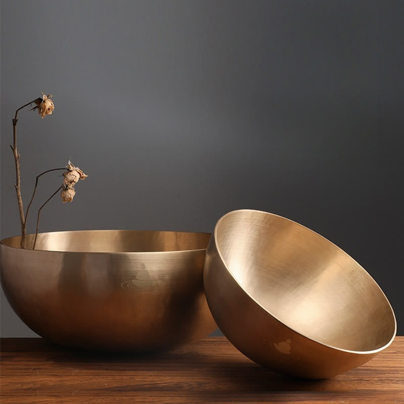 Nimara Ritual Handmade Nepal Golden Singing Bowl for Healing and Meditation Sound Bowl Set