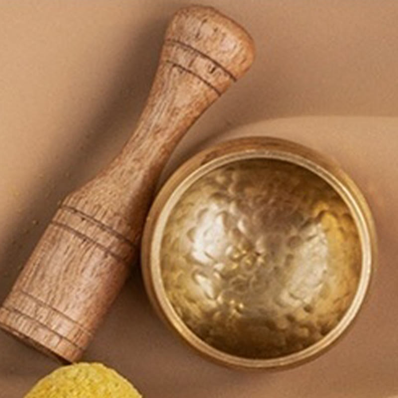 Nimara Ritual Handmade Mini Small Singing Bowl for Healing and Meditation Sound Bowl Set 1.57*0.98 IN