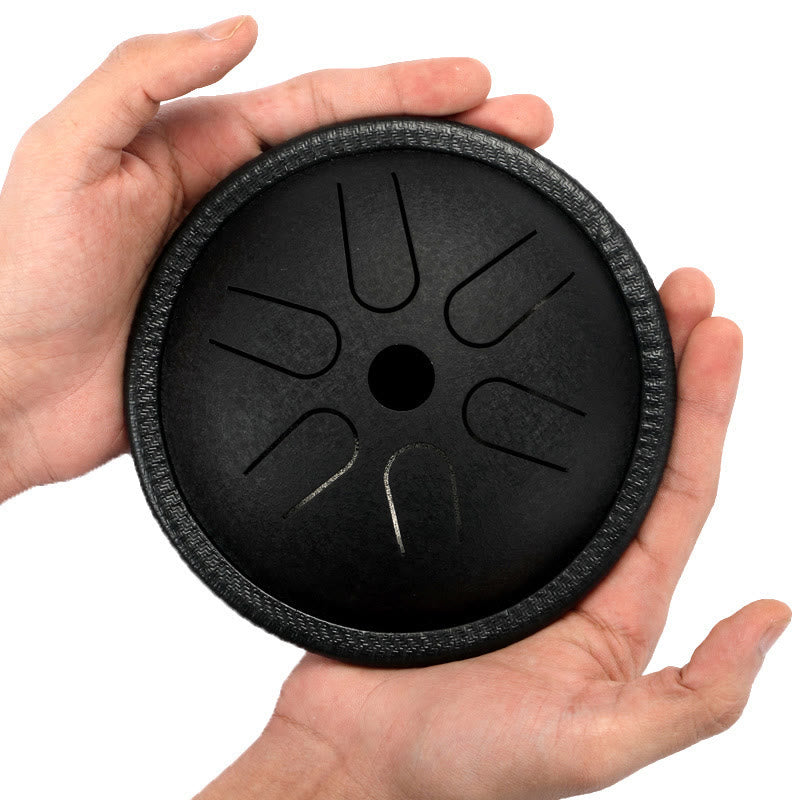 Nimara Ritual Steel Tongue Drum Sound Healing Meditation Yoga Drum Kit 6 Note 5.5 Inch