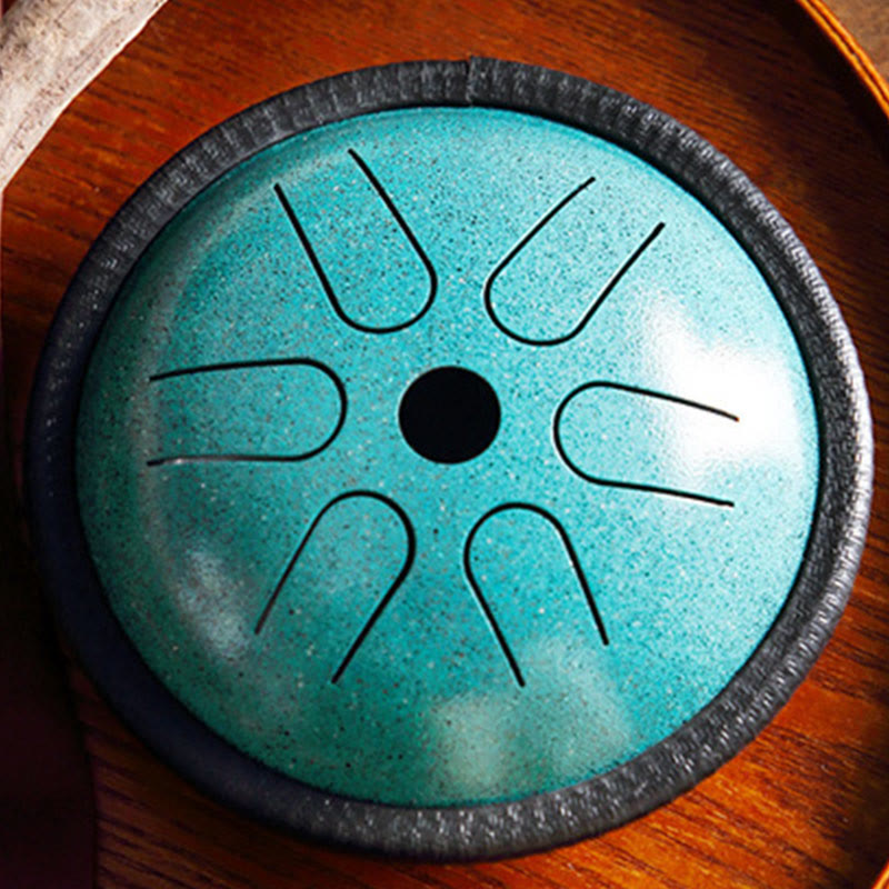 Nimara Ritual Steel Tongue Drum Sound Healing Meditation Yoga Drum Kit 6 Note 5.5 Inch