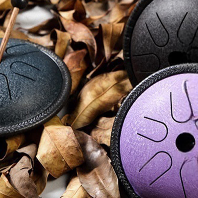 Nimara Ritual Steel Tongue Drum Sound Healing Meditation Yoga Drum Kit 6 Note 5.5 Inch