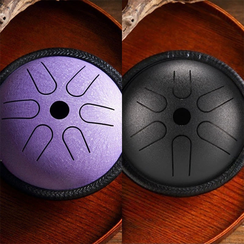 Nimara Ritual Steel Tongue Drum Sound Healing Meditation Yoga Drum Kit 6 Note 5.5 Inch