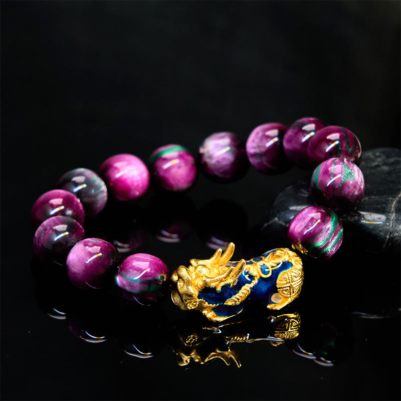 Nimara Ritual Colorful Sea Willow Color Change PiXiu Positive Healing Bracelet