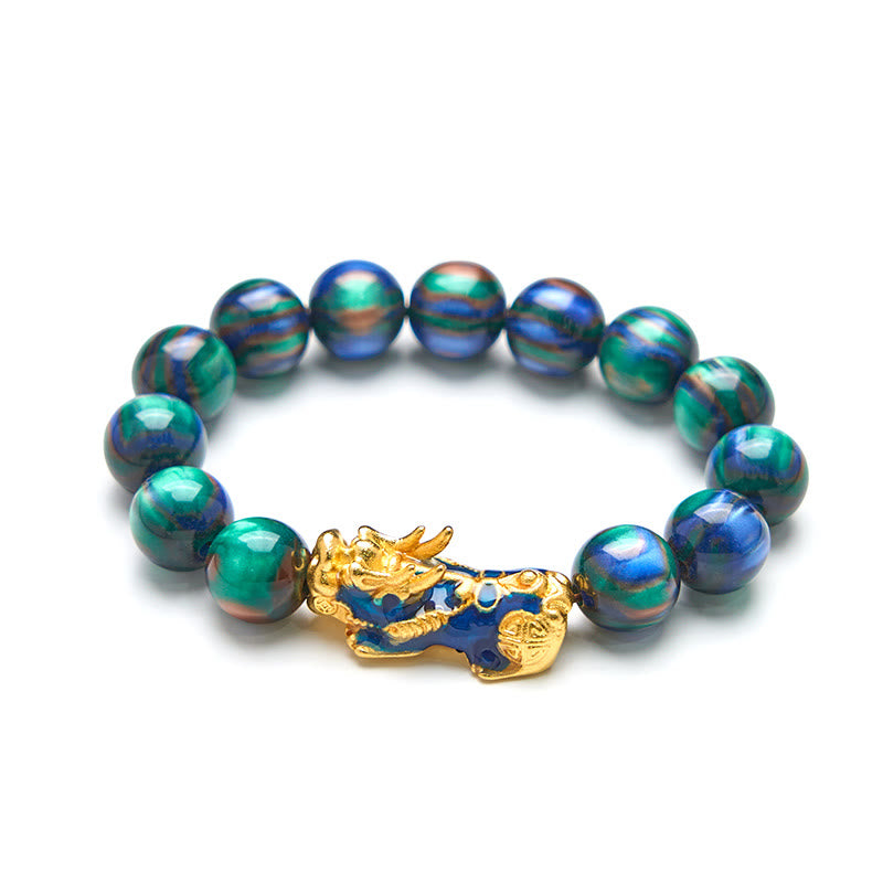 Nimara Ritual Colorful Sea Willow Color Change PiXiu Positive Healing Bracelet