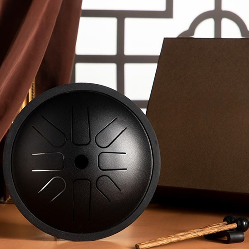Nimara Ritual Steel Tongue Drum Sound Healing Yoga Meditation Drum Kit 8 Note 6 Inch Percussion Instrument