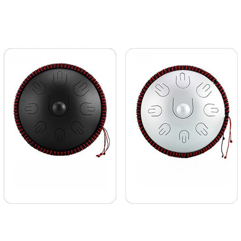 Nimara Ritual Steel Tongue Drum Sound Healing Yoga Meditation Kit 9 Note 15 Inch Handpan Instrument