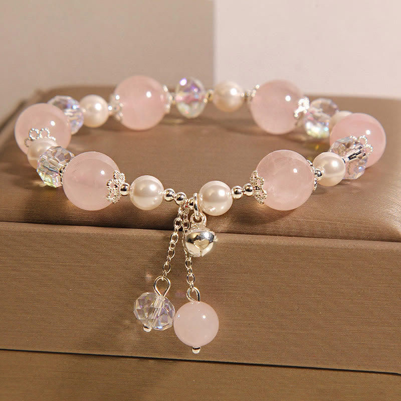 Nimara Ritual Natural Pink Crystal Pearl Self-acceptance Bracelet