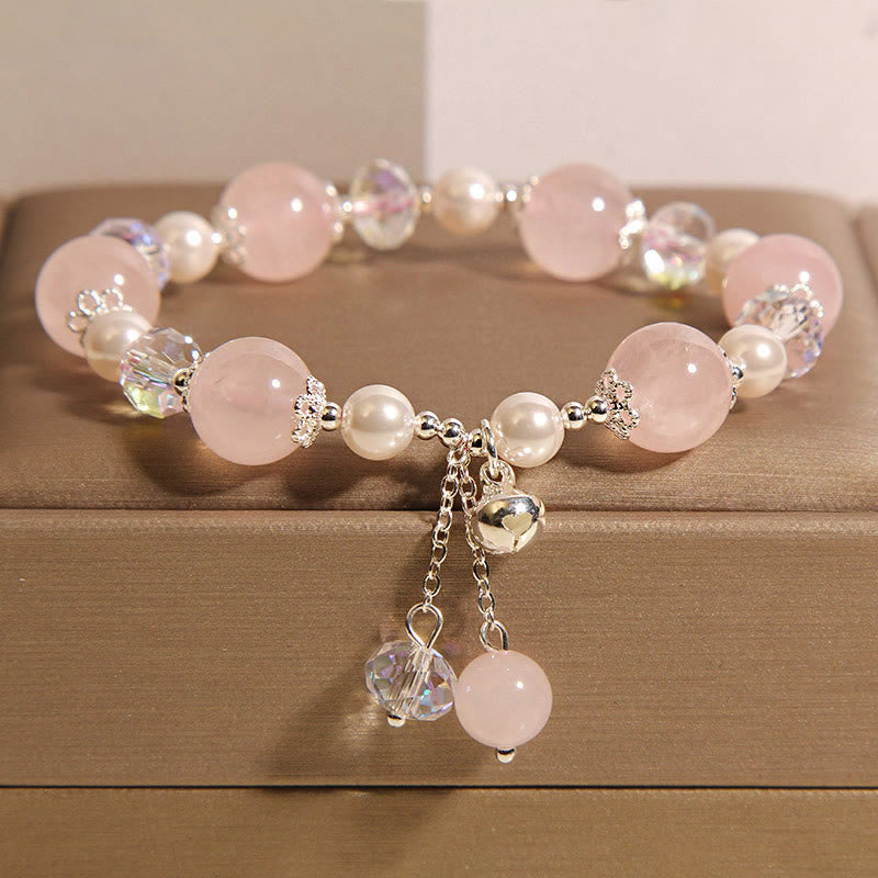 Nimara Ritual Natural Pink Crystal Pearl Self-acceptance Bracelet