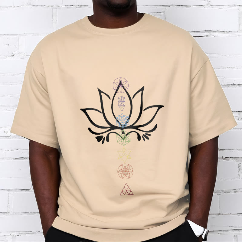 Nimara Ritual Lotus Sacred Geometry Tee T-shirt