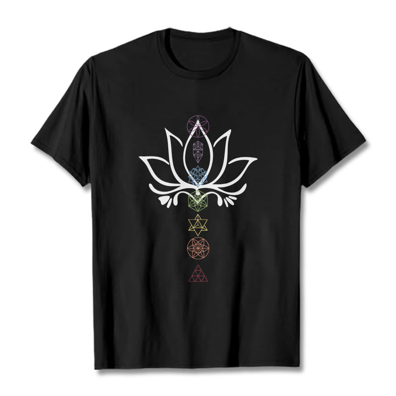 Nimara Ritual Lotus Sacred Geometry Tee T-shirt