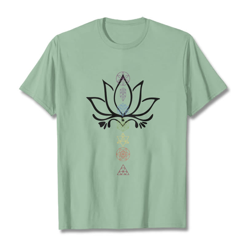 Nimara Ritual Lotus Sacred Geometry Tee T-shirt
