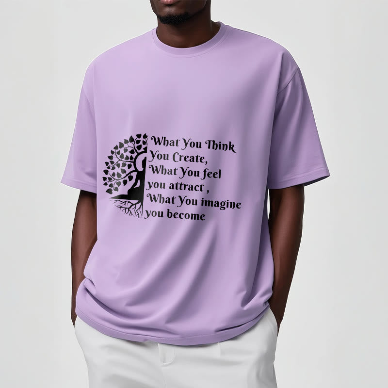Nimara Ritual Half-meditation Buddha Tree Tee T-shirt