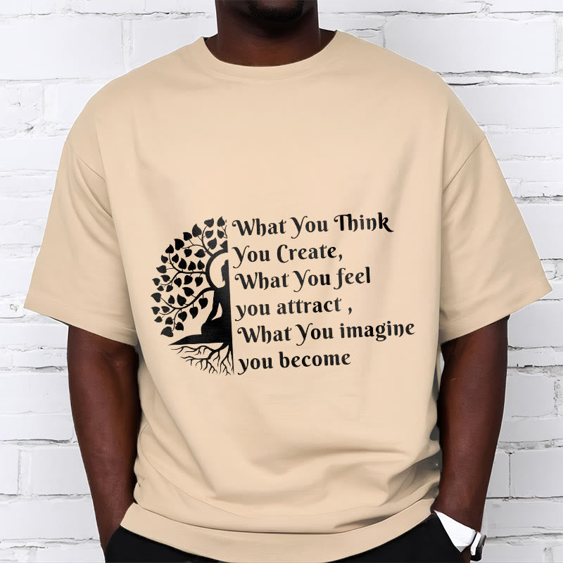 Nimara Ritual Half-meditation Buddha Tree Tee T-shirt