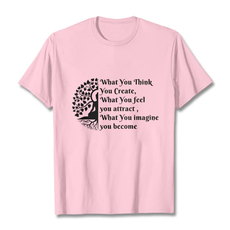 Nimara Ritual Half-meditation Buddha Tree Tee T-shirt
