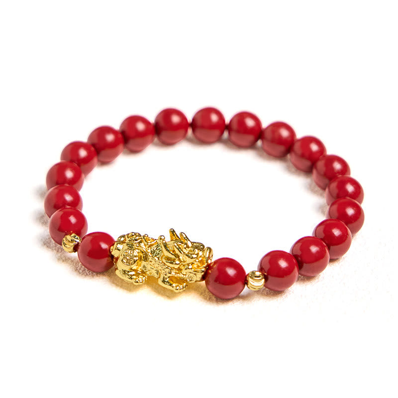 Nimara Ritual Cinnabar PiXiu Calm Blessing Bracelet
