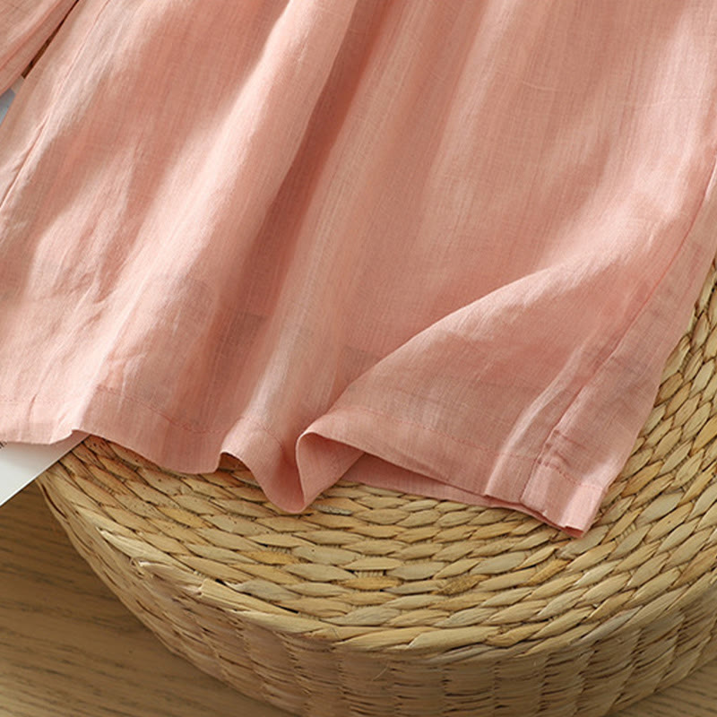 Nimara Ritual Casual Plain Lined Ribbon Elastic Women's Polyester Wide Leg Pants With Pockets