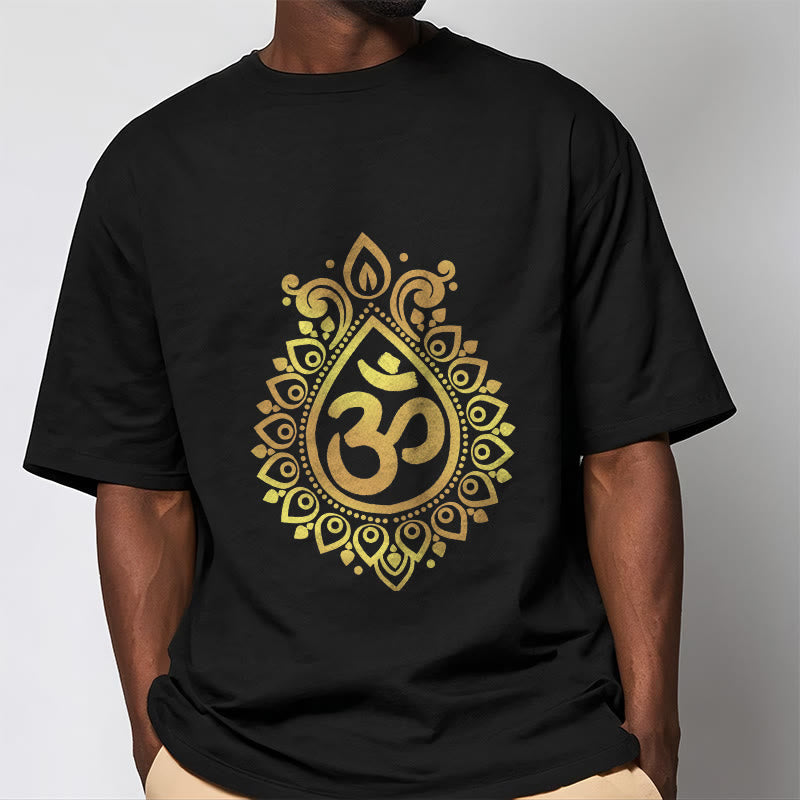 Nimara Ritual Water Drop OM Design Tee T-shirt