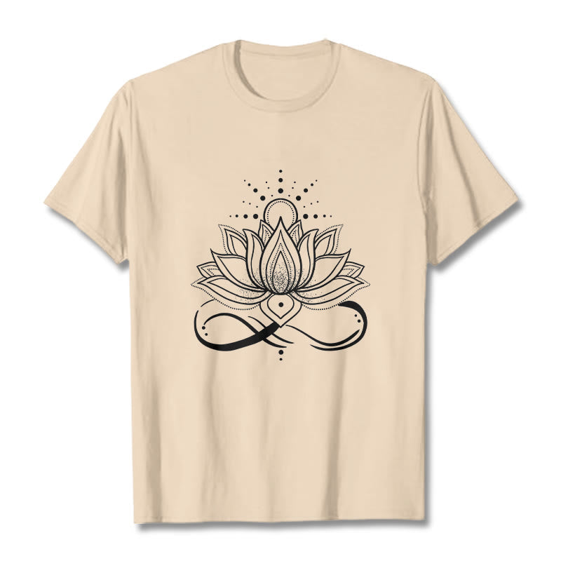Nimara Ritual Lotus Flower Sun Design Tee T-shirt