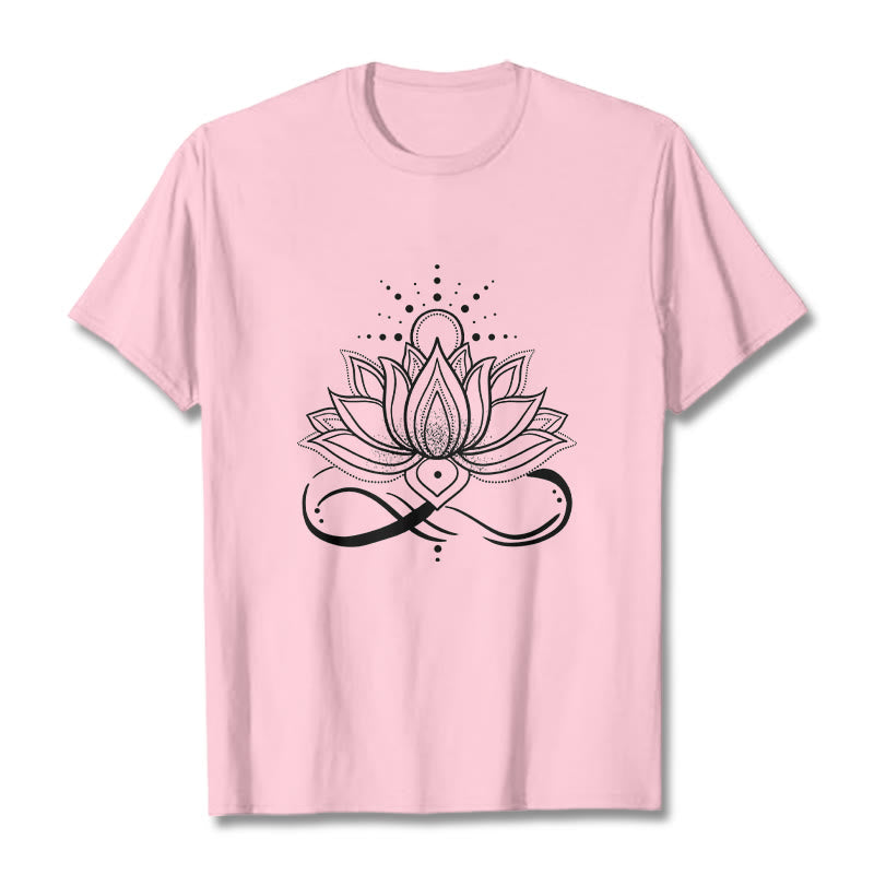 Nimara Ritual Lotus Flower Sun Design Tee T-shirt