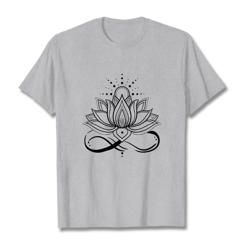 Nimara Ritual Lotus Flower Sun Design Tee T-shirt