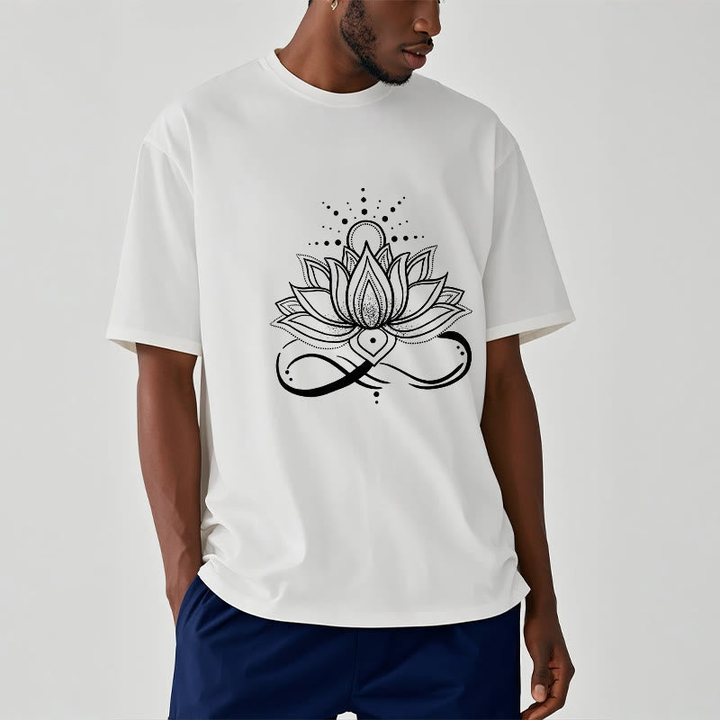 Nimara Ritual Lotus Flower Sun Design Tee T-shirt