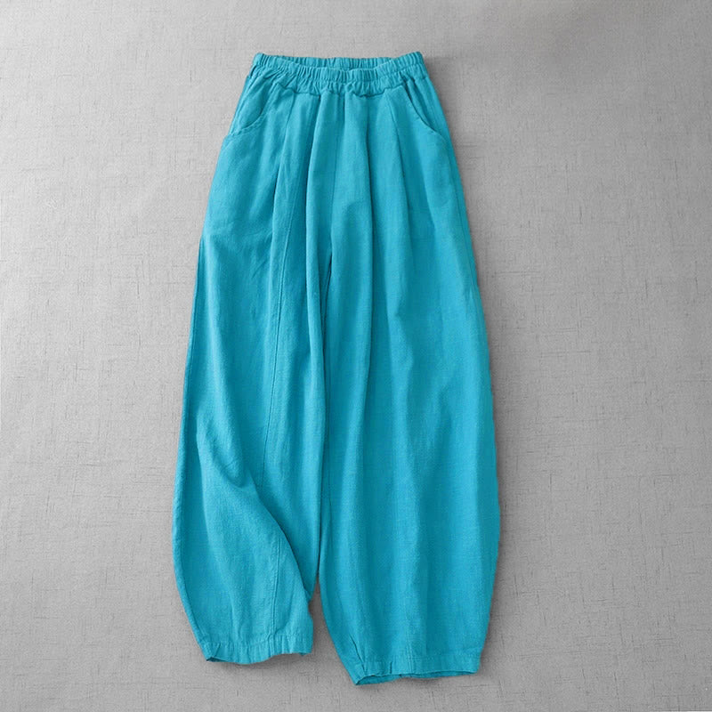 Nimara Ritual Casual Plain Women's Harem Pants With Pockets