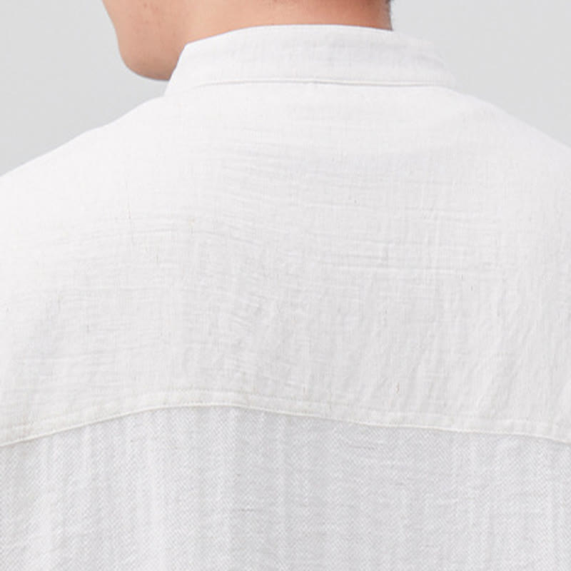 Nimara Ritual Summer Plain Half Buttons Design Men's Half Sleeve Shirt