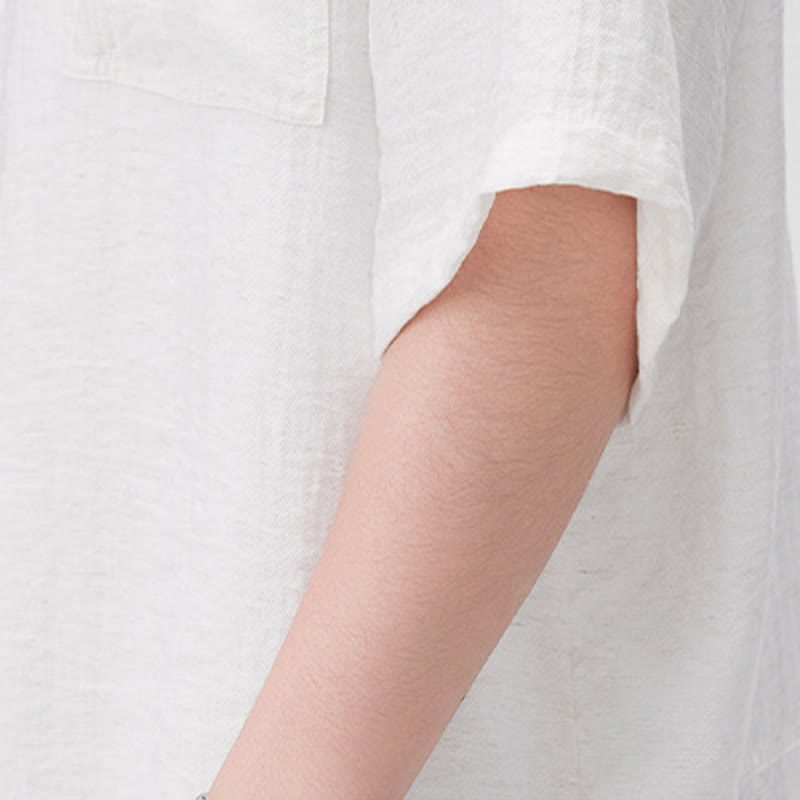 Nimara Ritual Summer Plain Half Buttons Design Men's Half Sleeve Shirt