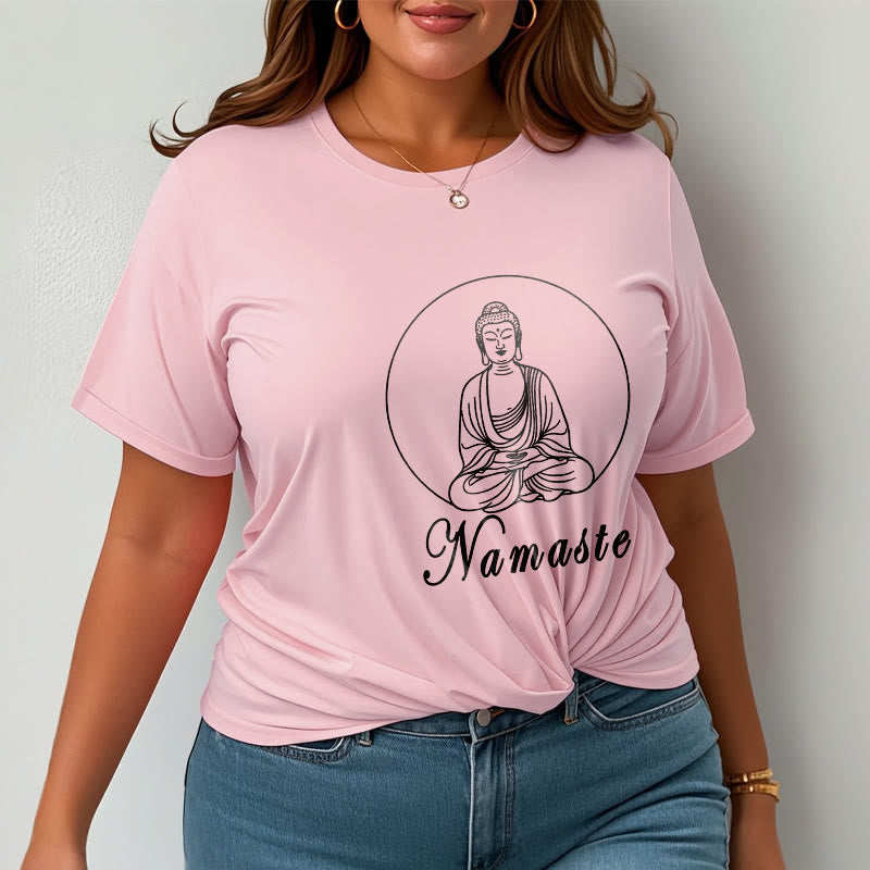 Nimara Ritual NAMASTE Buddha Meditating Tee T-shirt