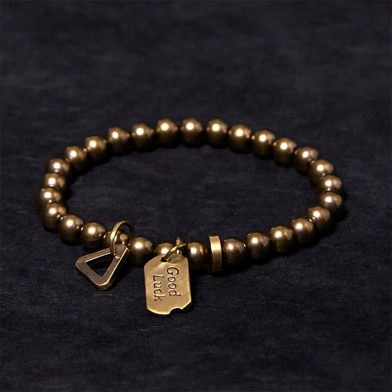 Nimara Ritual Retro Pure Copper Brass Luck Bracelet