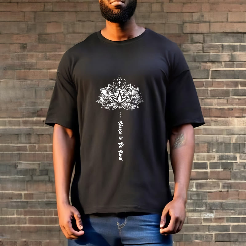 Nimara Ritual Choose To Be Kind Geometric Flower Tee T-shirt