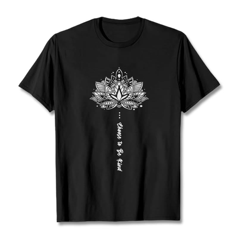 Nimara Ritual Choose To Be Kind Geometric Flower Tee T-shirt
