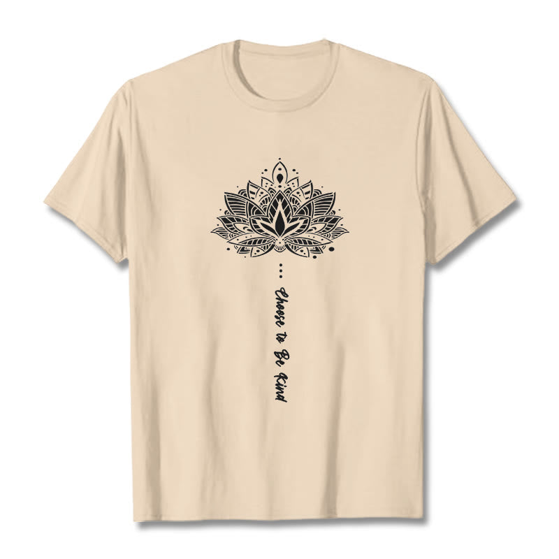 Nimara Ritual Choose To Be Kind Geometric Flower Tee T-shirt
