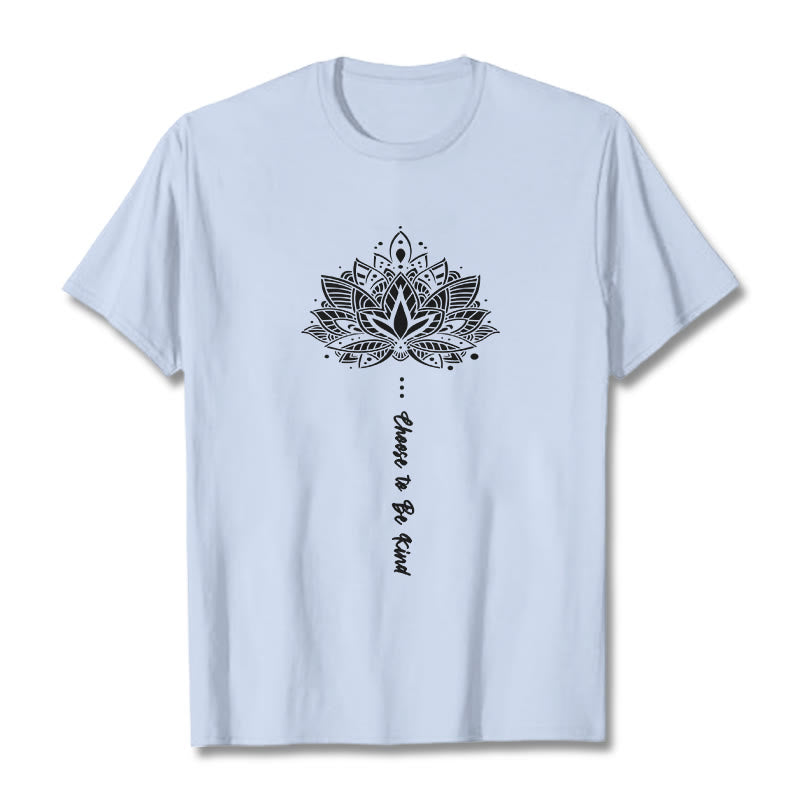 Nimara Ritual Choose To Be Kind Geometric Flower Tee T-shirt