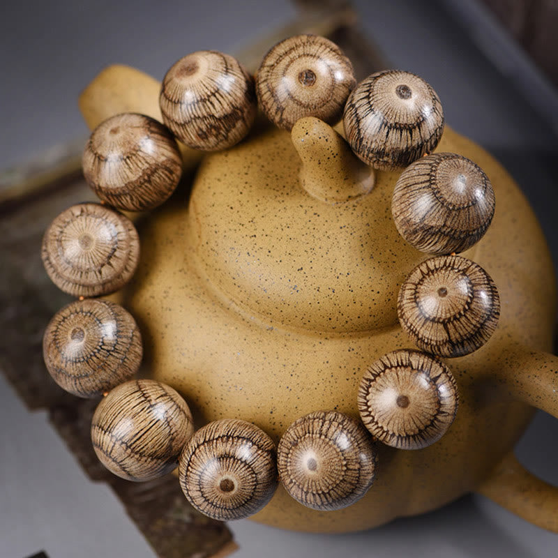Nimara Ritual Gnetum Wood Beads Protection Bracelet