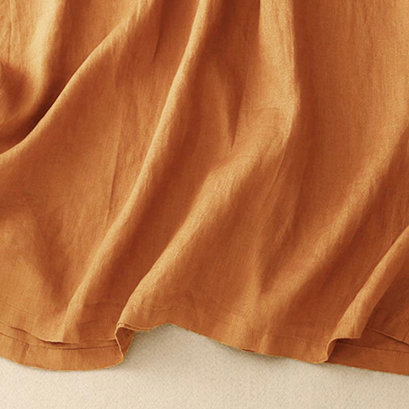 Nimara Ritual Casual Short Sleeve Bowknot Tie Straps Women's Midi Dress With Pockets