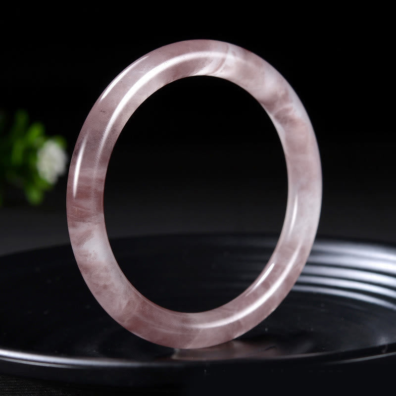 Nimara Ritual Purple Jade Happiness Protection Bracelet Bangle