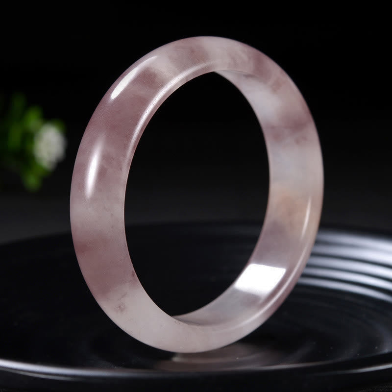 Nimara Ritual Purple Jade Happiness Protection Bracelet Bangle