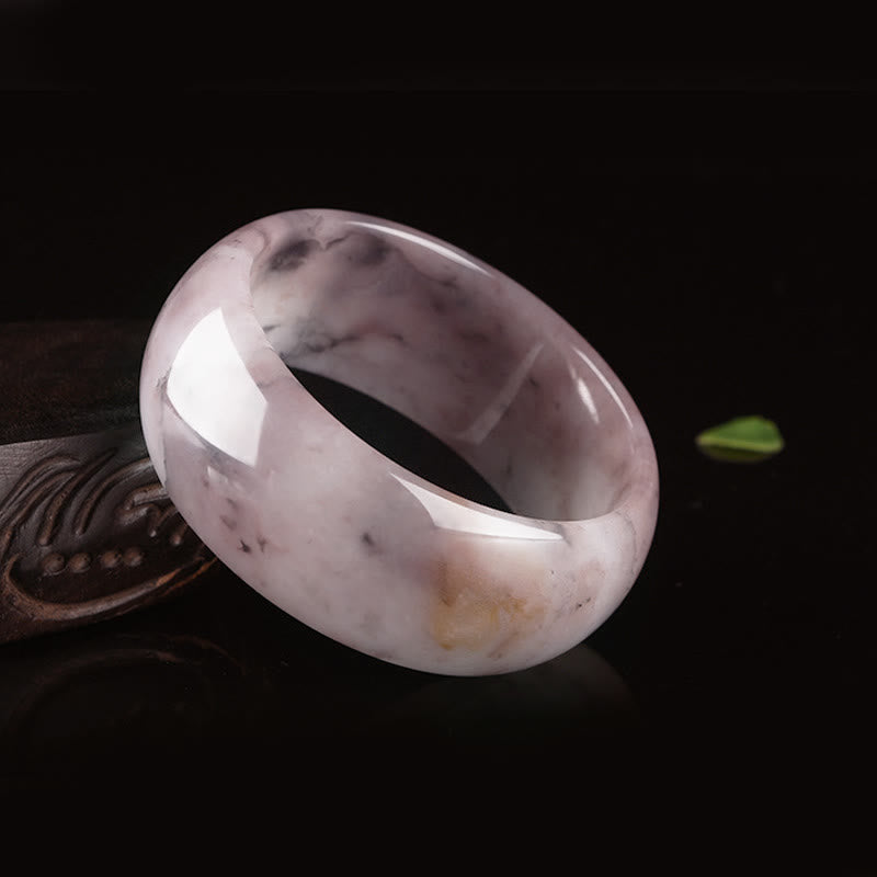 Nimara Ritual Purple Jade Happiness Protection Bracelet Bangle