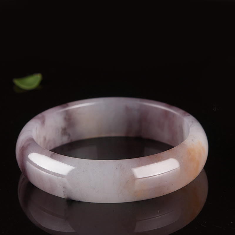 Nimara Ritual Purple Jade Happiness Protection Bracelet Bangle