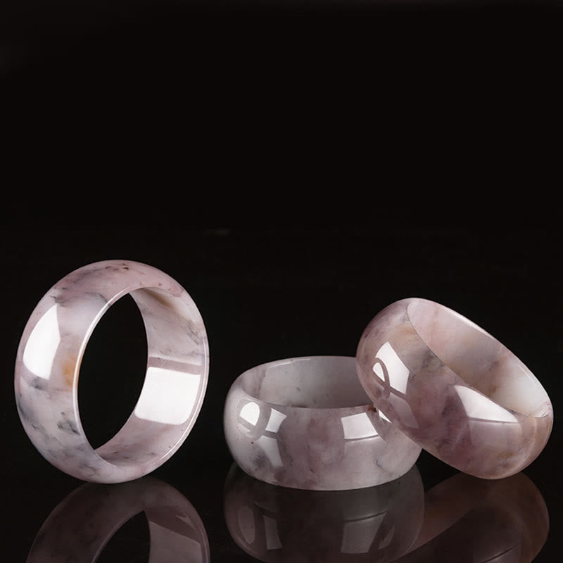 Nimara Ritual Purple Jade Happiness Protection Bracelet Bangle