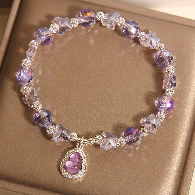 Nimara Ritual Butterfly Gourd Amethyst Citrine Labradorite Balance Bracelet