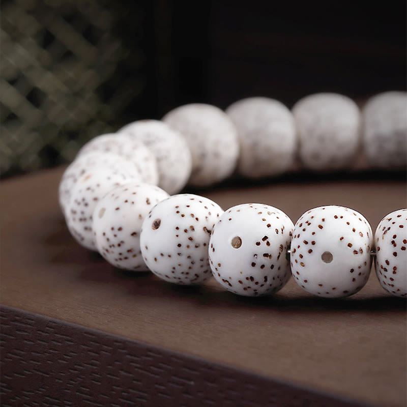 Nimara Ritual Hand PolishedStar Moon Bodhi Seed Elephant Pattern Inner Peace Bracelet
