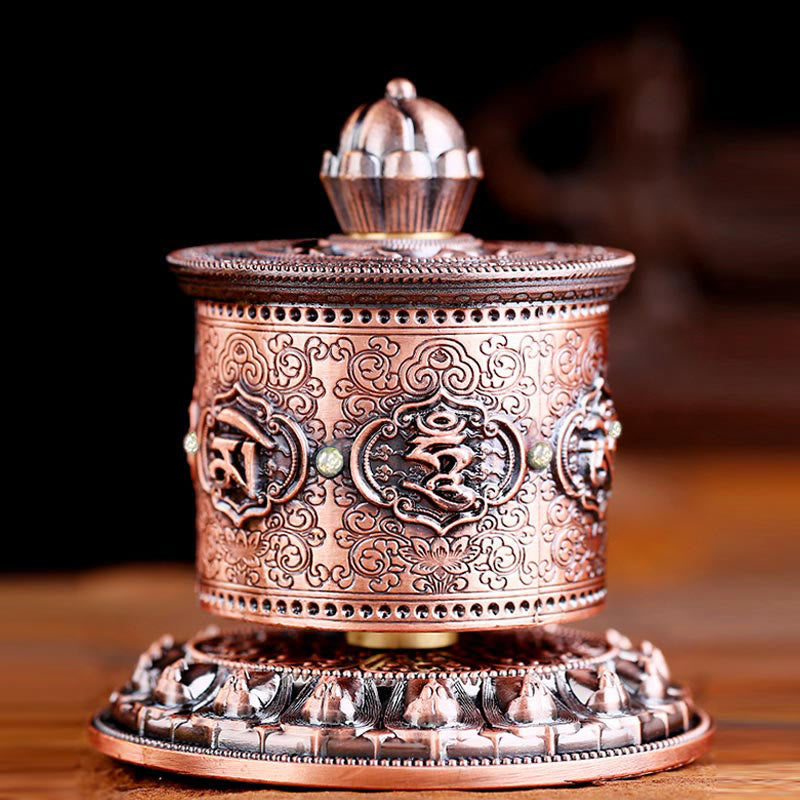 Nimara Ritual Tibetan Blessing Prayer Wheel Car Decoration