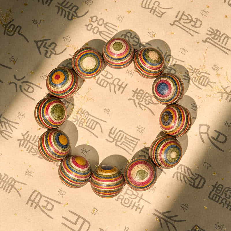 Nimara Ritual Colorful Rainbow Eucalyptus Balance Bracelet