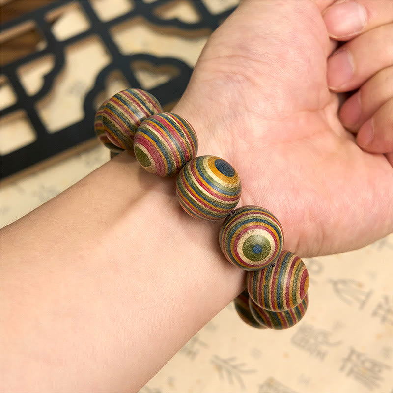 Nimara Ritual Colorful Rainbow Eucalyptus Balance Bracelet