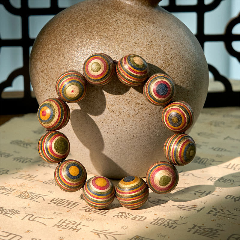 Nimara Ritual Colorful Rainbow Eucalyptus Balance Bracelet