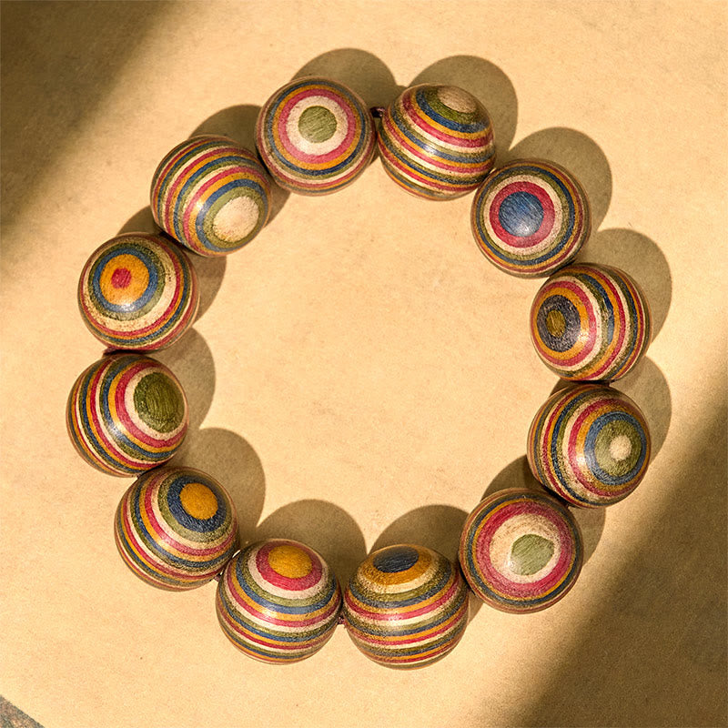 Nimara Ritual Colorful Rainbow Eucalyptus Balance Bracelet