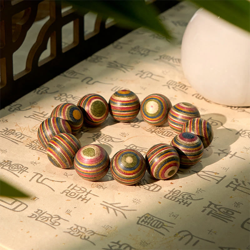 Nimara Ritual Colorful Rainbow Eucalyptus Balance Bracelet